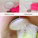 Macaroon Portable Mini Turbine Washing Machine Ultrasonic Washer(Pink)