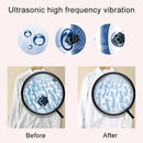 Macaroon Portable Mini Turbine Washing Machine Ultrasonic Washer(Pink)