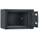 Deli Home Office Hotel Mini Electronic Security Lock Box Wall Cabinet Safety Box(Black)