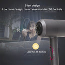 High-power 2000W Anionic Cold Hot Air Constant Temperature Hair Dryer, UK Plug(Red + Grey)