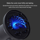 High-power Anionic Cold Hot Air Constant Temperature Hair Dryer, EU Plug (Red + Black)
