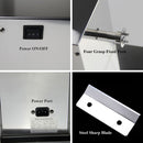 Stainless Steel Electric Tornado Potato Tower Crane, EU Plug
