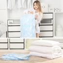 Space Saving Orchids Pattern Vacuum Storage Bag, Thinken Quilts Clothing Vacuum Seal Storage Bag, Size: 70*90 cm