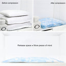 Space Saving Orchids Pattern Vacuum Storage Bag, Thinken Quilts Clothing Vacuum Seal Storage Bag, Size: 70*90 cm