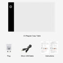 A5 Size Ultra-thin USB Three Level of Brightness Dimmable Acrylic Copy Boards Anime Sketch Drawing Sketchpad, with USB Cable & Plug