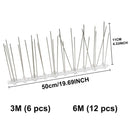 5 PCS / Set Bird Repeller 50cm Stainless Steel Nails Bird Spikes SK411