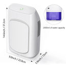 INVITOP Portable Household Semiconductor Dehumidifier Air Moisturizing Dryer Moisture Absorber, US Plug