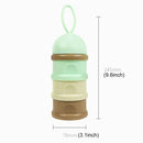 Balcherlam Portable Independent Layered Colorful Three Layers Milk Container, Random Color Delivery
