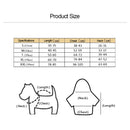 New Autumn and Winter Style Lovely Bone Pattern Pet Dog Reversible Cotton Garment Size:S, Bust: 38-43cm, Neck: 26-31cm