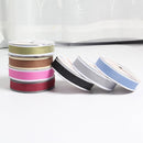 Gift Bouquet Linen Ribbons DIY Manual Materials Ribands, Size: 25m x 2.5cm(Light Grey)