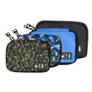 Portable Travel Organizer Storage Collection Bag Case Pouch Digital Gadget Electronic Accessories, Size: 25.7*18.5*1.2cm(Black)