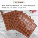 2 PCS Kitchen Roast Silicone Macaron Oven Baking Pad, Size: 26*29cm