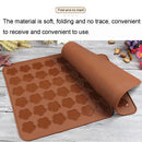 2 PCS Kitchen Roast Silicone Macaron Oven Baking Pad, Size: 26*29cm