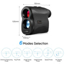 5-600P Handheld Golf Laser Distance Measuring Instrument Telescope Range Finder Distance Measurer, 600m