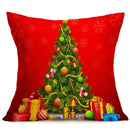 Christmas Festival Pattern Car Sofa Pillowcase with Decorative Head Restraints Home Sofa Pillowcase, Size:43*43cm