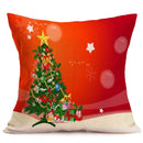 Christmas Festival Pattern Car Sofa Pillowcase with Decorative Head Restraints Home Sofa Pillowcase, Size:43*43cm