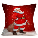 Christmas Festival Pattern Car Sofa Pillowcase with Decorative Head Restraints Home Sofa Pillowcase, Size:43*43cm