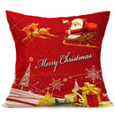 Christmas Festival Pattern Car Sofa Pillowcase with Decorative Head Restraints Home Sofa Pillowcase, Size:43*43cm