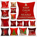 Christmas Festival Pattern Car Sofa Pillowcase with Decorative Head Restraints Home Sofa Pillowcase, Size:43*43cm