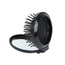 Retro Rose Folding Plastic Makeup Mirror Comb Suit Circular Air Sac Comb