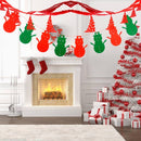 4 PCS Creative Christmas Pull Flags Christmas Decorations, Random Style Delivery