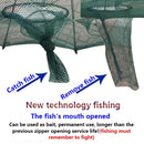12 Holes Automatic Foldable Fishing Net Nylon Shrimp Crab Minnow Trap Fish Cast Net Fishing Tackle