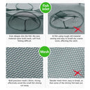 12 Holes Automatic Foldable Fishing Net Nylon Shrimp Crab Minnow Trap Fish Cast Net Fishing Tackle