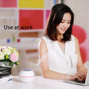 Ultrasonic Essential Oil Diffuser Aromatherapy Aroma Diffuser Humidifier with Colorful LED Atmosphere Light for Office, Home Bedroom, Capacity: 150ml(Green)