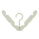 Foldable Clothes Hanger Drying Rack with 4 Hidden Clips for Home / Travel, Random Color Delivery