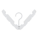 Foldable Clothes Hanger Drying Rack with 4 Hidden Clips for Home / Travel, Random Color Delivery