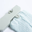 Foldable Clothes Hanger Drying Rack with 4 Hidden Clips for Home / Travel, Random Color Delivery