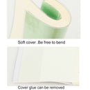 Creative Simple Design Colorful Fashion Gum Cover A5 Diary Notebook(Pink)