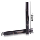 2 PCS 2 in 1 Black Waterproof Dual Head Quick Drying Eyeliner Seal Stamp Pen