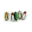 HENGJIA Artificial Popper Fishing Lures Environmentally Friendly Fishing Bait with Hooks, Length: 6.5 cm, Random Color Delivery