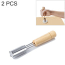 2 PCS Stainless Steel Baking Biscuit Mould Fruit and Vegetable Cutting Molds Tools (Star Shape)