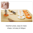 2 PCS Stainless Steel Baking Biscuit Mould Fruit and Vegetable Cutting Molds Tools (Flower Shape)