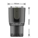 Portable Intelligent Cooling and Heating Cup Holder (Grey)