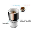 Portable Intelligent Cooling and Heating Cup Holder (White)