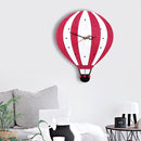 11*10 inch Children Bedroom Room Decor Battery Operated Balloon Shaped Mute Non Ticking Round Wall Quartz Clock