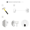 11*10 inch Children Bedroom Room Decor Battery Operated Balloon Shaped Mute Non Ticking Round Wall Quartz Clock