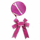 5 PCS 2m Christmas Party Decoration Glitter Powder Christmas Tree Decoration Ribbon(Dark Red)