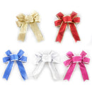 5 PCS 2m Christmas Party Decoration Glitter Powder Christmas Tree Decoration Ribbon(Gold)