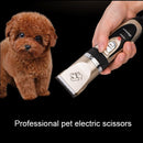 P2 110-240V Ceramics Titanium Professional Pet Electric Scissors Pets Hair Clippers with Four Combs