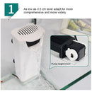 3W Waterfall Style Shallow Water Aquarium Fish Tank Silent Water Purifier, US Plug