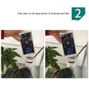 3W Waterfall Style Shallow Water Aquarium Fish Tank Silent Water Purifier, US Plug