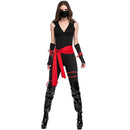 Halloween Woman Warrior Cosplay Pirate Costume Role Play Black Cosplay Cloth Costumes, M, Chest: 74-90cm, Waistline: 60-74cm,