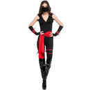 Halloween Woman Warrior Cosplay Pirate Costume Role Play Black Cosplay Cloth Costumes, M, Chest: 74-90cm, Waistline: 60-74cm,