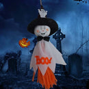 3 PCS Halloween Hanging Ghost Pendant Pumpkin Halloween Decorations, Random Color Delivery