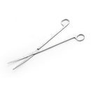 5 PCS Stainless Steel Scissors, Tweezers, Clip and Flattening Tools, Tree Plant Grass Aquarium Fish Tank Landscape Trim Tools, Size: S