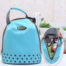 Portable Handle Thicken Insulated Luncheon Bag, Size: 26*23cm(Blue)